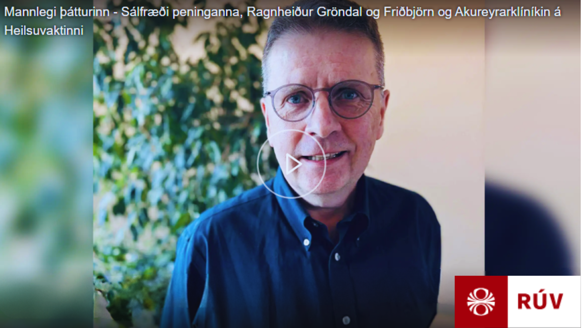 Friðbjörn viðtali Rás1