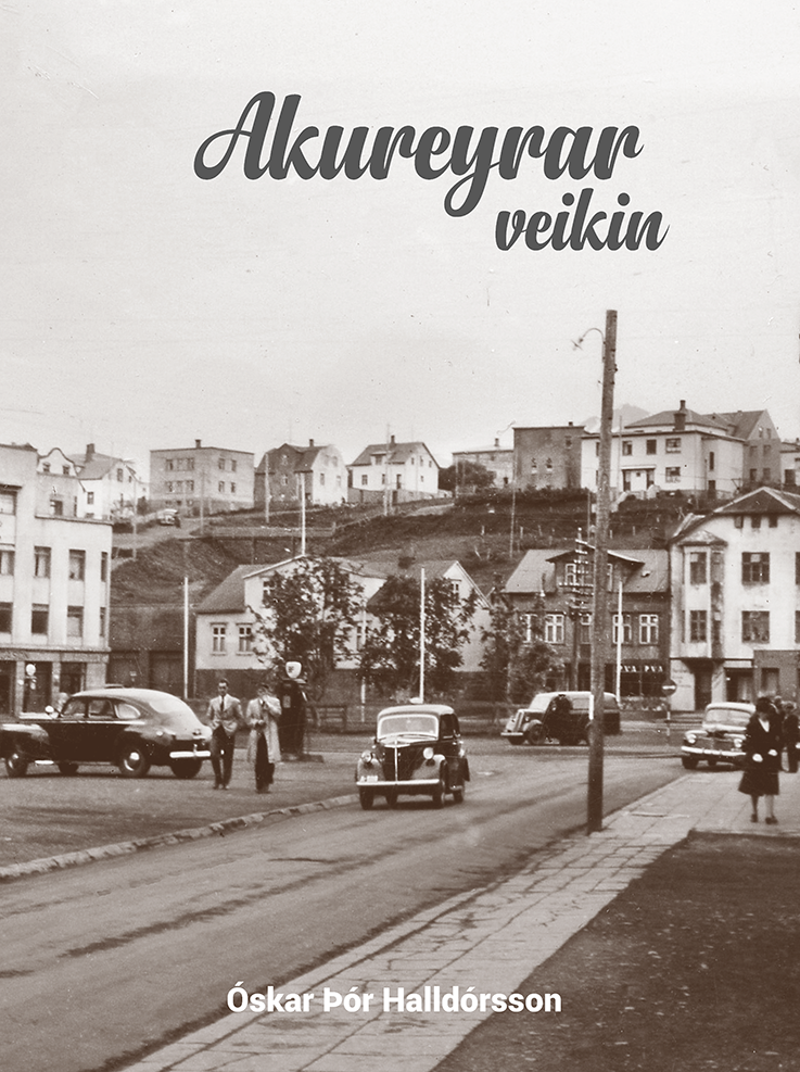 Forsíða bókarinnar Akurerarveikiin