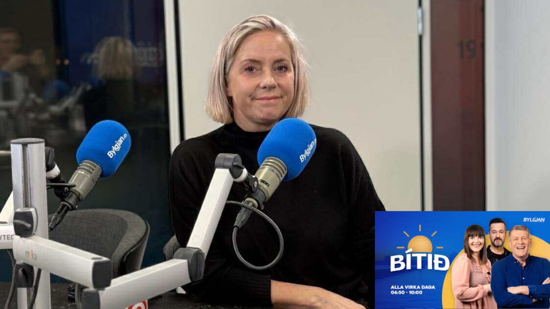 Steinunn í Bítinu á Bylgjuni