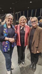 mynd með forsetanum fyrir frétt